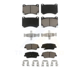 Front Rear Ceramic Brake Pads Kit For Hyundai Genesis Equus