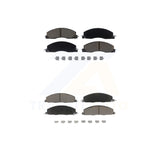 Front Rear Ceramic Brake Pads Kit For Ram 2500 3500 1500 Dodge