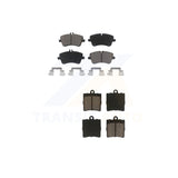 Front Rear Ceramic Brake Pads Kit For Mercedes-Benz C230 C240 SLK280 SLK300