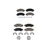 Front Rear Ceramic Brake Pad Kit For Chevrolet S10 Blazer GMC Sonoma Jimmy Isuzu