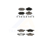 Front Rear Ceramic Brake Pad Kit For 07-08 Mini Cooper With 280mm Diameter Rotor