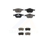 Front Rear Ceramic Brake Pads Kit For Ford Focus SVT
