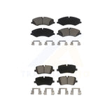 Front Rear Ceramic Brake Pads Kit For Land Rover Range Sport Discovery