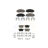 Front Rear Ceramic Brake Pads Kit For Honda Accord Acura CSX
