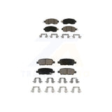 Front Rear Ceramic Brake Pads Kit For Nissan Altima LEAF