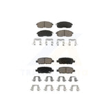 Front Rear Ceramic Brake Pad Kit For Nissan Altima Sentra Juke INFINITI G35 350Z