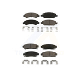 Front Rear Ceramic Brake Pads Kit For Cadillac XTS