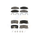 Front Rear Ceramic Brake Pads Kit For 2008-2009 Dodge Caliber SRT-4