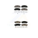 Front Rear Ceramic Brake Pads Kit For Ford F-250 Super Duty F-350