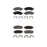 Front Rear Ceramic Brake Pad Kit For Chevrolet Trailblazer GMC Envoy EXT XL Saab