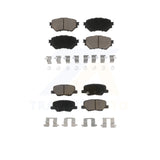 Front Rear Ceramic Brake Pads Kit For Mazda 3 Sport