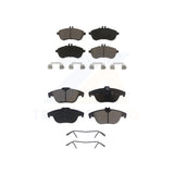 Front Rear Ceramic Brake Pads Kit For Mercedes-Benz C300 C250 C230