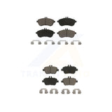 Front Rear Ceramic Brake Pads Kit For Mercedes-Benz SLK250 Without Sport Package