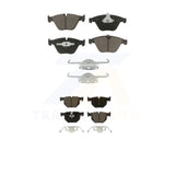 Front Rear Ceramic Brake Pads Kit For BMW 530i 528i 525i 530xi 535xi xDrive 535i