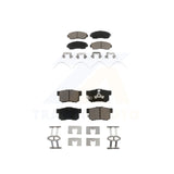 Front Rear Ceramic Brake Pads Kit For Honda CR-V Crosstour Accord