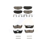 Front Rear Ceramic Brake Pads Kit For Nissan Titan Armada INFINITI QX56 TITAN