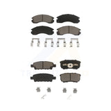 Front Rear Ceramic Brake Pads Kit For 2005-2006 Mitsubishi Outlander