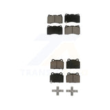 Front Rear Ceramic Brake Pads Kit For Mitsubishi Lancer
