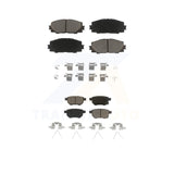 Front Rear Ceramic Brake Pads Kit For Toyota Yaris