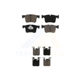 Front Rear Ceramic Brake Pads Kit For 2014-2015 BMW 328i GT xDrive 328d