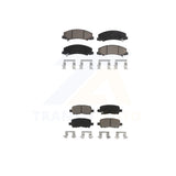 Front Rear Ceramic Brake Pads Kit For Chevrolet Impala Limited