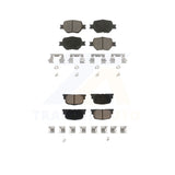 Front Rear Ceramic Brake Pads Kit For 2005-2010 Scion tC