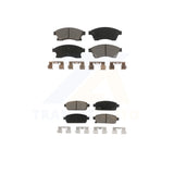 Front Rear Ceramic Brake Pads Kit For Chevrolet Cruze Buick Sonic Encore Trax