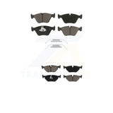 Front Rear Ceramic Brake Pad Kit For 2006-2008 BMW Z4 Roadster 3.0si Coupe