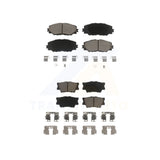 Front Rear Ceramic Brake Pads Kit For Toyota RAV4 Lexus HS250h