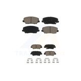 Front Rear Ceramic Brake Pads Kit For Kia Forte Forte5 SX