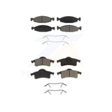 Front Rear Ceramic Brake Pads Kit For Jeep Grand Cherokee