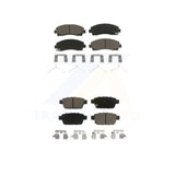 Front Rear Ceramic Brake Pads Kit For Honda Ridgeline Acura TL