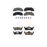 Front Rear Ceramic Brake Pad Kit For 2010-2017 Ford Expedition Lincoln Navigator