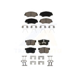 Front Rear Ceramic Brake Pads Kit For Honda CR-V