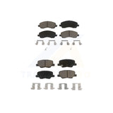 Front Rear Ceramic Brake Pads Kit For Mitsubishi Outlander Sport RVR