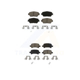 Front Rear Ceramic Brake Pads Kit For Toyota Camry Vehicles Manufactured In USA