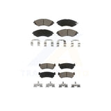 Front Rear Ceramic Brake Pads Kit For Suzuki Forenza Reno Chevrolet Optra