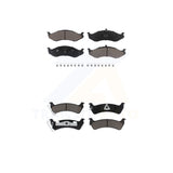 Front Rear Ceramic Brake Pads Kit For Jeep Grand Cherokee