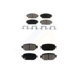 Front Rear Ceramic Brake Pads Kit For 2019-2021 Mazda CX-3