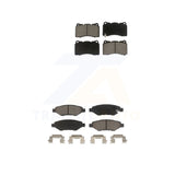 Front Rear Ceramic Brake Pads Kit For Cadillac CTS With Brembo Calipers