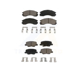 Front Rear Ceramic Brake Pads Kit For Mitsubishi Outlander PHEV