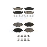 Front Rear Ceramic Brake Pads Kit For Ford Explorer Base With Heavy Duty Brakes