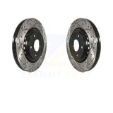 Front Drilled Slot Brake Rotors Pair For Honda Pilot Odyssey Acura MDX Ridgeline