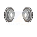 Front Coated Disc Brake Rotors Pair For Dakota Dodge Mitsubishi Raider Ram