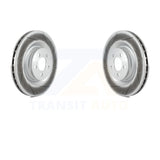 Front Coated Brake Rotors Pair For Dodge Charger Chrysler 300 Challenger Magnum