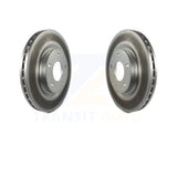 Front Coated Brake Rotor Pair For Jeep Dodge Patriot Mitsubishi Chrysler Compass