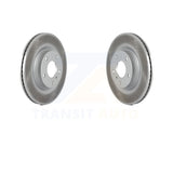 Front Coated Disc Brake Rotors Pair For Infiniti G35 Nissan 350Z INFINITI