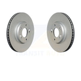 Front Coat Brake Rotors Pair For Hyundai Sonata Kia Optima Forte Tucson Sportage