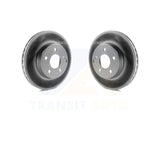 Front Coated Disc Brake Rotors Pair For Mercedes-Benz C300 C250 C230