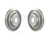 Front Coated Disc Brake Rotors Pair For Acura RDX ILX